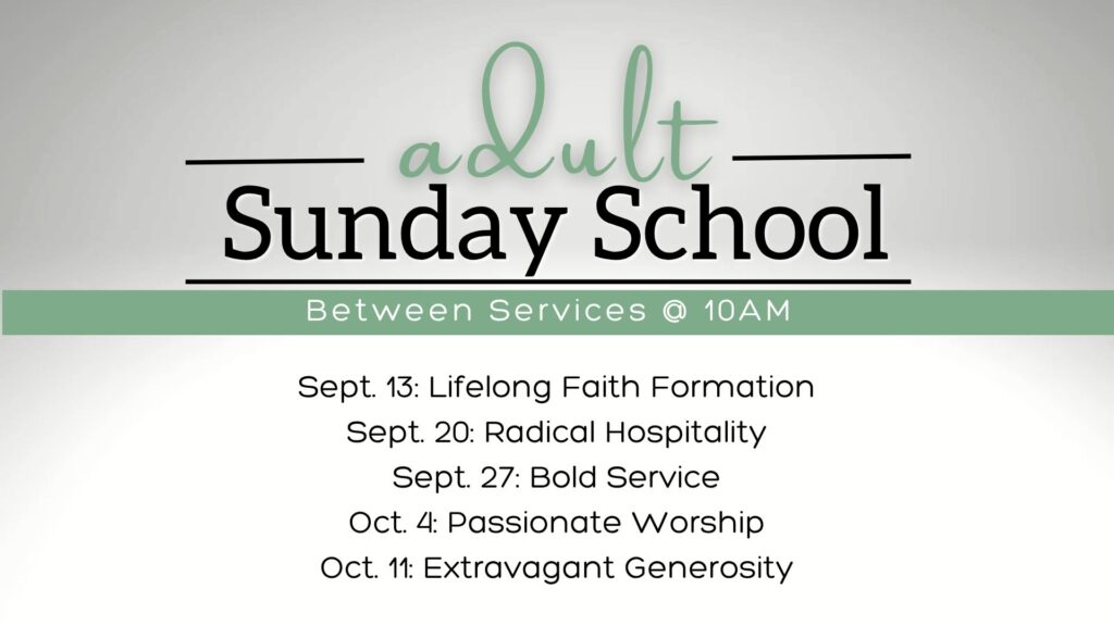 Adult Sunday School