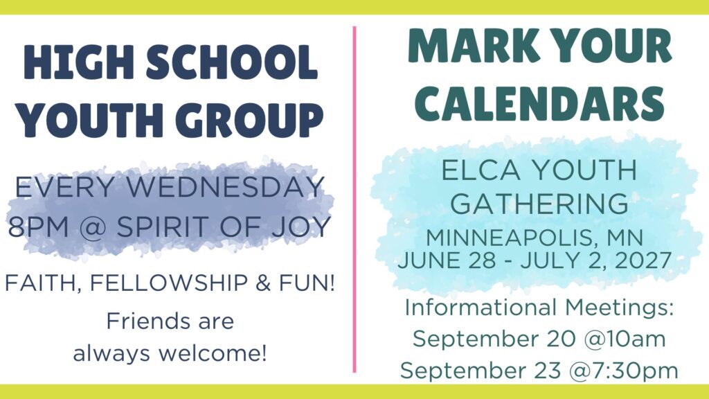 Youth Group Info